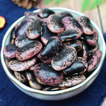 大黑花芸豆云南农家雪山黑芸豆牛眼豆大花豆豆类杂粮粗粮大黑花芸豆1