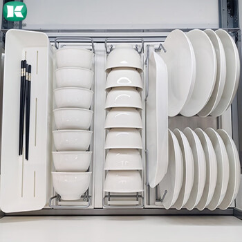 凯斯宝玛（KESSEBOEHMER）纯白骨瓷餐具碗盘套装家用白瓷碗盘整套餐具套餐组合 25头套装