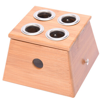 丰帆竹制艾灸盒温灸器实木制随身灸家用木家庭式全身