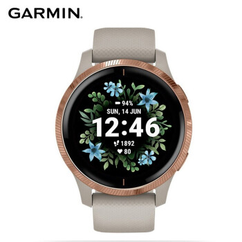 佳明（GARMIN）Venu玫瑰金光学心率脉搏血氧离线音乐支付户外骑行智能运动手表