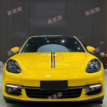 优菱适用于保时捷panamera帕美车贴拉花帕拉梅拉改装饰引擎盖侧裙贴纸