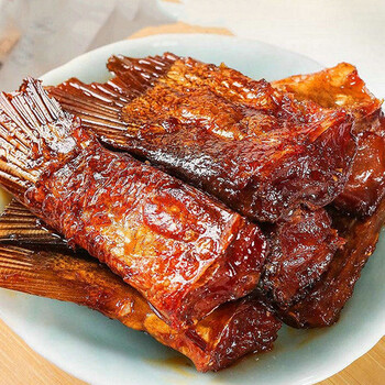 香辣鱼尾2袋装湖南益阳特产特辣鱼排休闲零食小吃夜宵微辣108g2袋