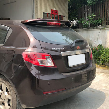 适用吉利新帝豪两厢尾翼ec7rv免打孔顶翼改装定风翼ec715718rv原厂