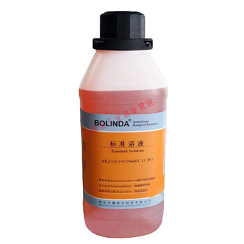 重铬酸钾标准溶液cod检测容量分析专用滴定溶液500mldb 带1 6 0 25molb500ml 图片价格品牌报价 京东