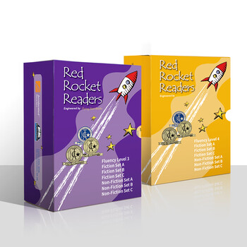 盖世童书 进口原版【红火箭分级阅读流畅级别】英文原版绘本 宝宝英语启蒙阅读 海尼曼作者 红火箭流畅级别3+4（96册）