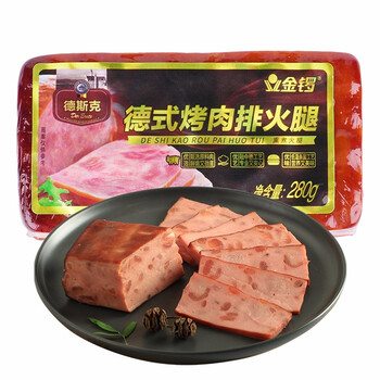 金锣德斯克德式烤肉排火腿280g/支
