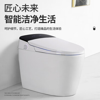 科勒智能马桶一体式泡沫盾全自动翻盖即热语音无水压坐便器 简配版(有