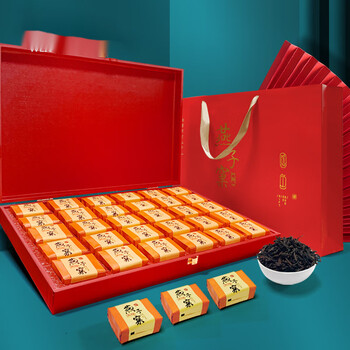 5折福建武夷岩茶新款燕子窠肉桂正岩大红袍浓香花香果香特级中秋礼盒