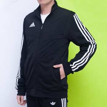 adidas阿迪达斯外套男装2019春季新款运动服足球训练立领防风舒适开衫