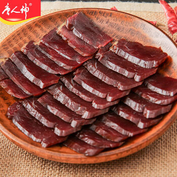 唐人神五香腊牛肉500g 五香腊牛肉整切牛腿腊肉 五香腊牛肉500g经济装