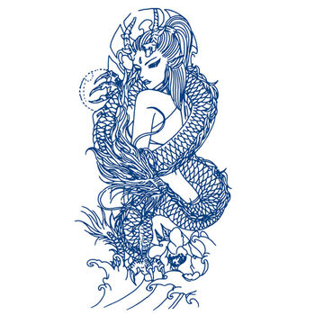 草本纹身贴防水抖音草本纹身贴防水男女图案社会逼真半纹身贴不反光