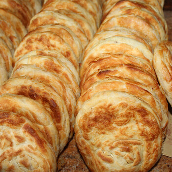 茗仟山东莱芜火烧泰安吊炉烧饼油酥火烧掉渣发面烧饼五香烧饼 五香味