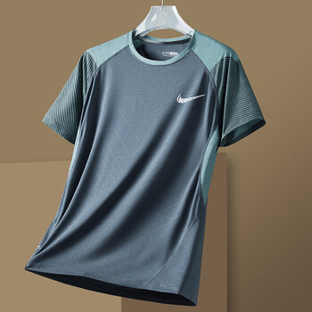 耐克顿短袖t恤男夏季速干户外运动冰丝宽松中老年爸爸半袖体恤衫 nkd