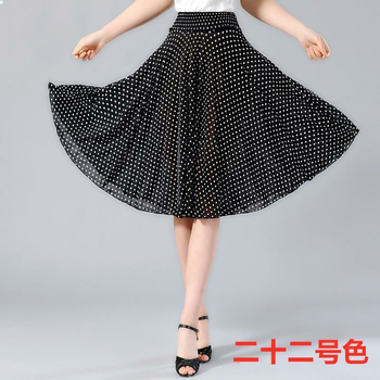 梧珑夏天妈妈穿中年妇女半身裙夏季中老年人子碎花短裙中裙冰丝广场跳