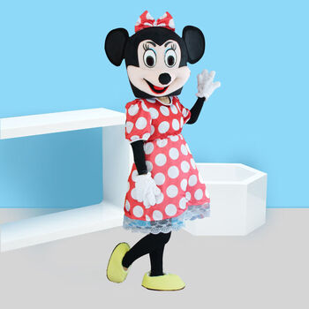 米老鼠卡通人偶服装穿米奇米妮行走玩偶头套衣服道具演出服 米妮女