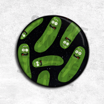 瑞克和莫蒂 瑞克和与莫蒂 动漫周边挂件徽章胸针卡通同款 防水酸黄瓜