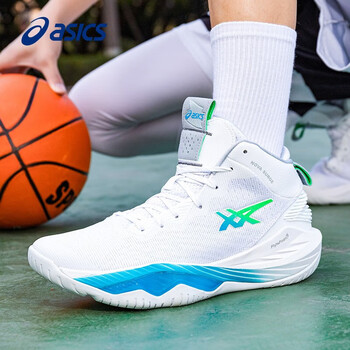 asics男鞋高帮篮球鞋夏季新款novasurge2男子缓冲减震专业训练鞋子