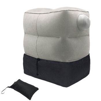 充气腰垫按压式充气腰枕便携靠垫护腰飞机腰靠办公室护腰枕头充气腰垫