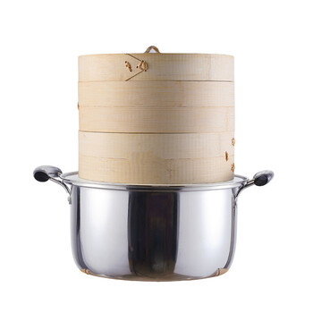 蒸包子锅加深手工蒸笼 锅竹制家用蒸笼竹蒸屉小笼包馒头笼屉包子商用