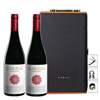 西班牙原瓶进口红酒claraval克拉瓦拉干红加尔