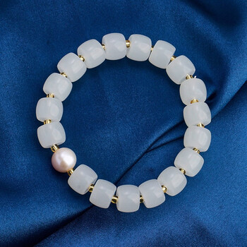 奥利维拉oliveira 琉璃珍珠手链 弹力绳c8-0041