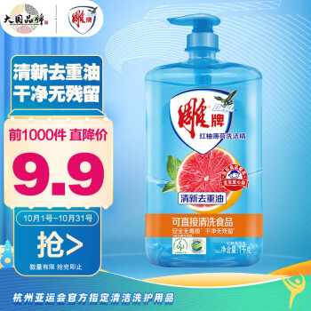 洗洁精价格趋势图|雕牌红柚薄荷洗洁精1kg