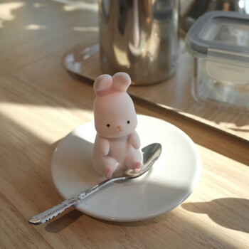 momoko兔盲盒lonepine奶酪派摸摸兔可爱少女心女孩公仔动物 啾啾兔(拆