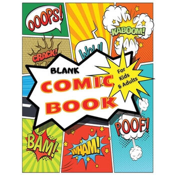 预订 blank comic book for kids and adults: : 100 .