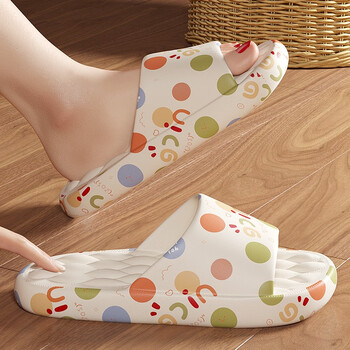 猫力拖鞋男士夏踩屎感防滑大码室内家居户外穿静音防臭浴室洗澡凉拖鞋 白色【NICE】 正码42-43