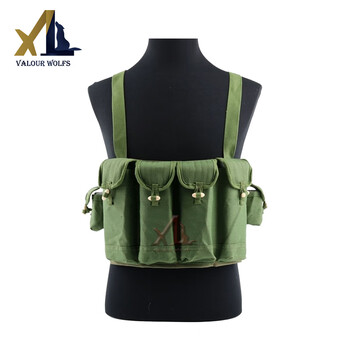 骁狼81式步仓弹夹袋带宽3cm弹夹袋包 绿色