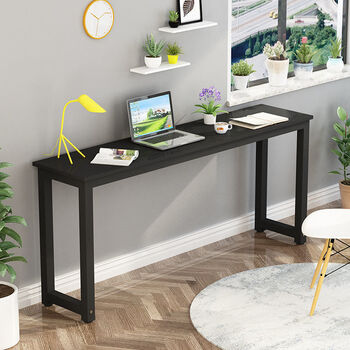婧晟长条桌电脑桌家用窄桌子简约现代靠墙书桌长方形桌子经济型学习桌