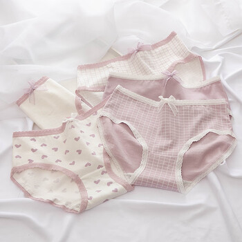 京蝌蝌女童内裤发育期少女纯棉三角女生10高中12初中小学生13女孩918
