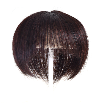 假发女士头顶补发块片真人发丝妈妈中老年人自然轻薄透气遮白发自然黑