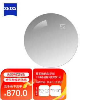 市场热销!蔡司品牌光学眼镜/镜片镜架,价格走势高涨可期