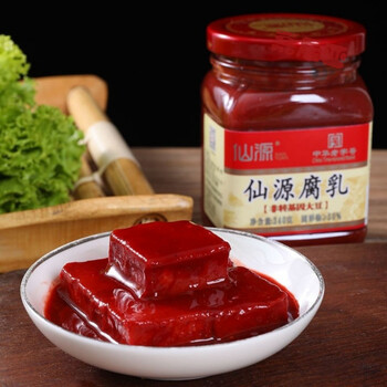 严选好物腐乳红腐乳仙源老北京腐乳340g大豆红腐乳火锅2瓶
