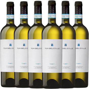 意大利doc级进口托尔山霞多丽soave干白葡萄酒整箱750ml*6支 750ml*6
