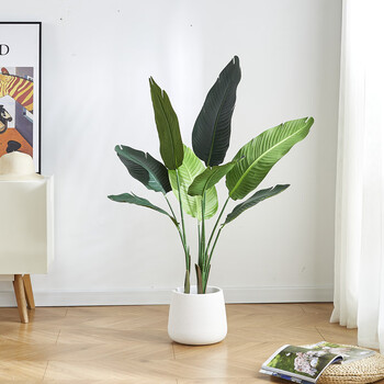 北欧仿真绿植大型旅人蕉盆栽室内客厅落地摆件办公室网红装饰12米旅人