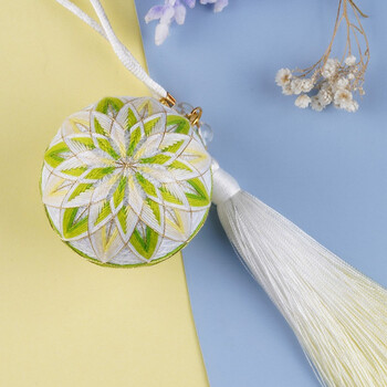 趣味新品手鞠球diy材料包钥匙扣包包挂件手鞠球新手入门材料包春意