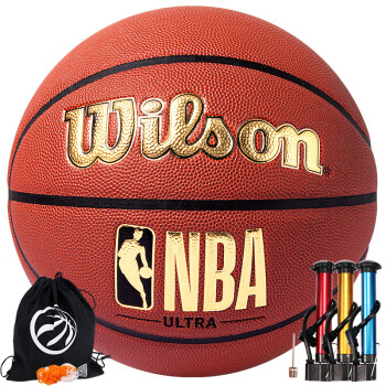威尔胜（Wilson）NBA比赛级篮球7号Ultra吸湿PU耐磨防滑蓝球WZ2013601