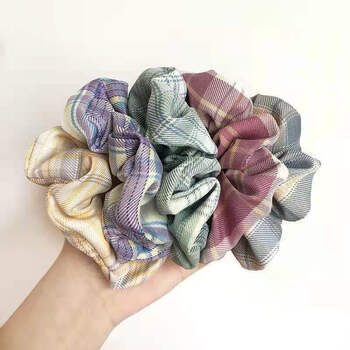 网红简约少女可爱扎发绳韩版发圈发绳头绳女a5山吹星野雪松树莓海盐