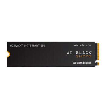 西部数据（Western Digital）SSD固态硬盘 台式机笔记本电脑DIY装机升级固态硬盘 500GB  M.2接口(PCIe 4.0 x4)WD_BLACK SN770