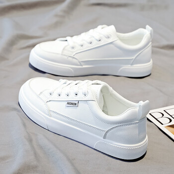奢曼莲森马同品平底小白鞋女2024夏季运动鞋休闲平底板鞋简约百搭休闲