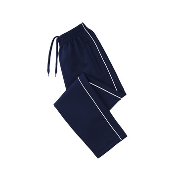 校服裤子两道杠高中生校服裤子春秋季初中班服藏青色两道三条杠直筒