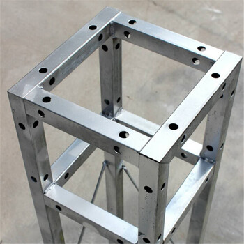 厂家直销热镀锌方管钢铁桁架舞台桁架雷亚背景架子婚庆架子 热镀锌40
