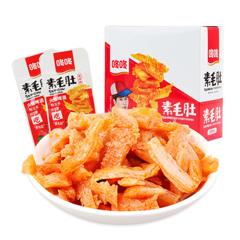云南咚咚素毛肚魔芋爽零食丝麻辣多口味小包装整箱360g小吃特产 香辣