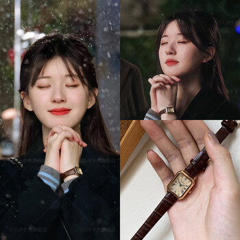 飞亚达fiyta同款七夕情人节赵露思桑稚手表女款学生小众复古小巧精致