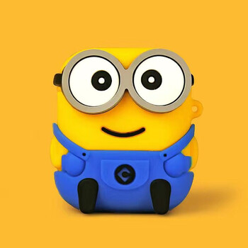 卡通可爱无线蓝牙耳机盒硅胶软壳贝壳王子x2mini双眼小黄人收藏防丢黑