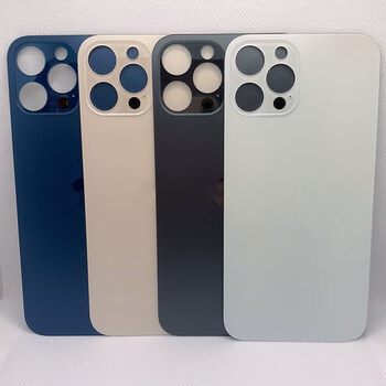 闪电发货 适用于苹果12后盖玻璃12pro免拆机大孔后壳玻璃12promax后屏