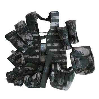 军星熠 06单兵携行背 06式通用携行具11件套数码安全防护十一件套安全防护战术马甲装具 11件套