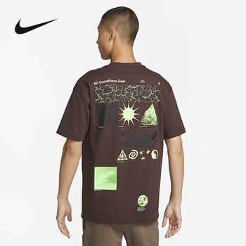 耐克nikeacg男子速干t恤夏运动休闲印花圆领短袖上衣fj1126227fj